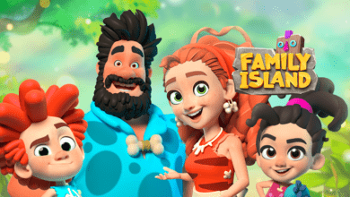 family island farming game poster