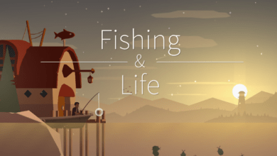 fishing and life poster