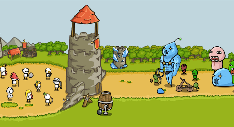 grow castle tower defense poster