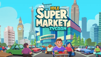 idle supermarket tycoonshop poster