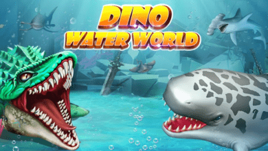jurassic dino water world poster