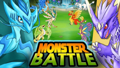 monster battle poster