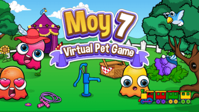 moy 7 virtual pet game poster