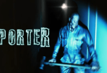 reporter scary horror game poster