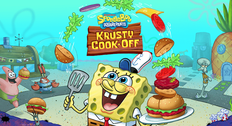 spongebob krusty cook off poster