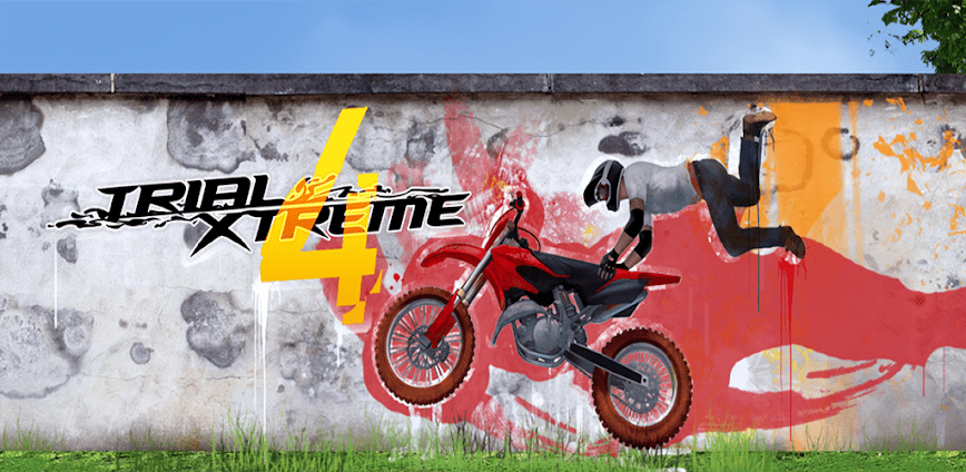trial xtreme 4 bike racing poster