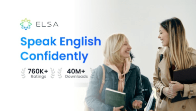 elsa speak english learning poster