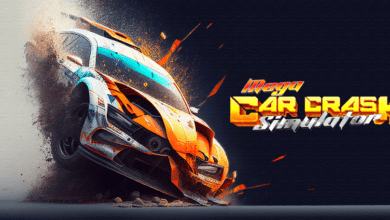 mega car crash simulator poster