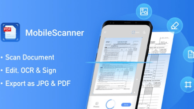mobile scanner app scan pdf poster
