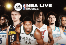 nba live mobile basketball poster