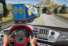 truck simulator truck game gt poster